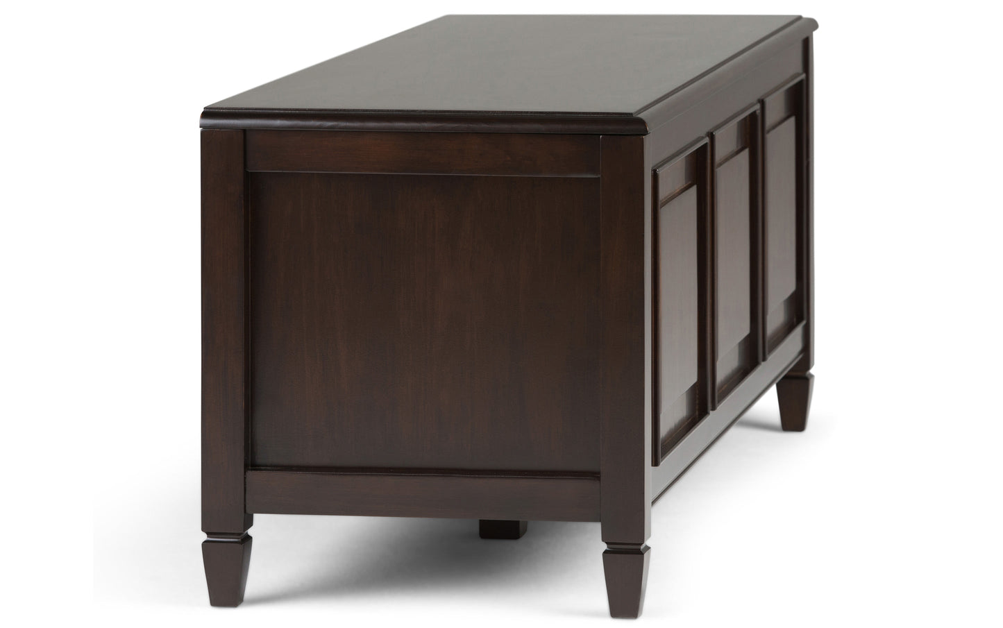 Dark Chestnut Brown | Connaught Medium Storage Bench Trunk