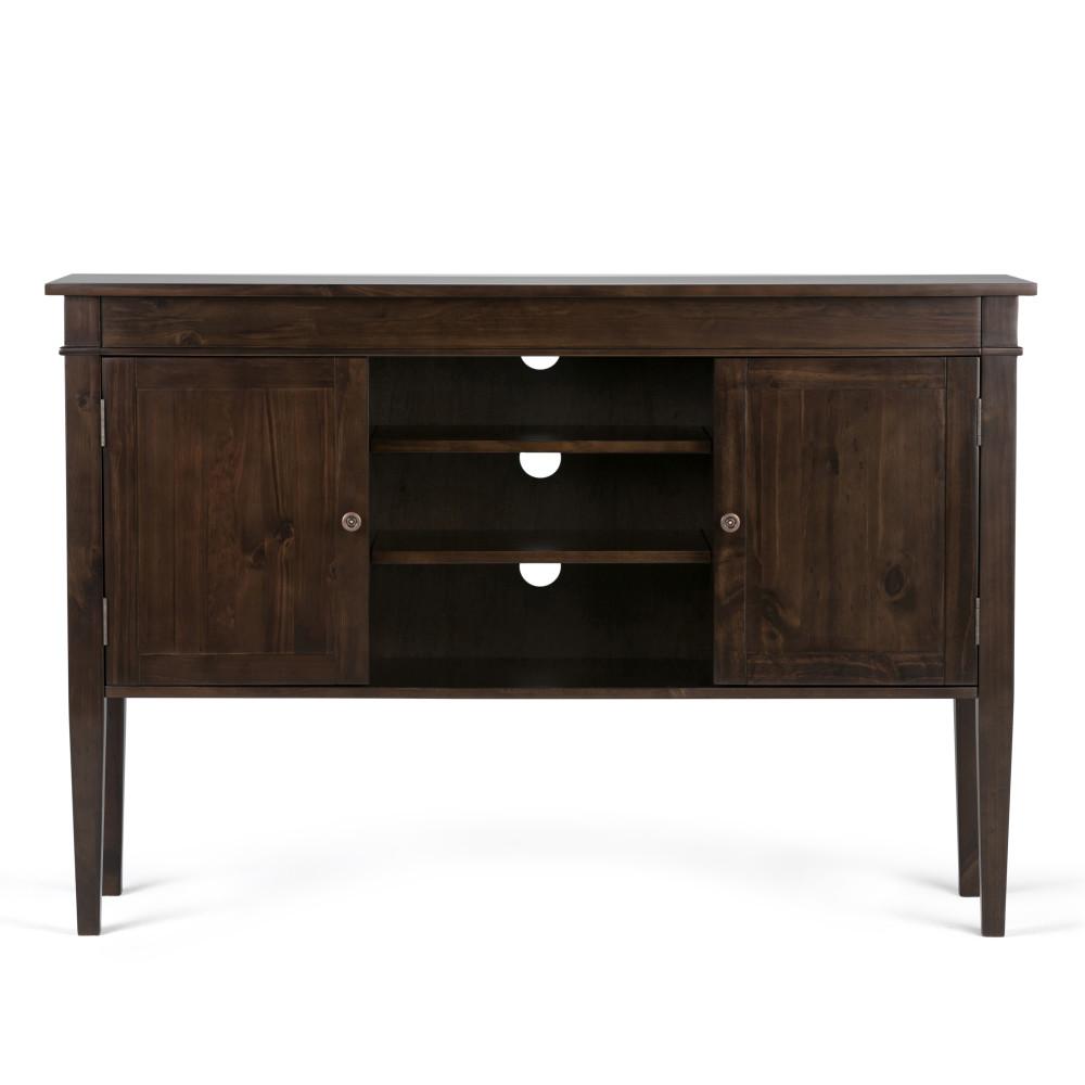 Tobacco Brown | Carlton Tall TV Stand