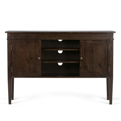 Tobacco Brown | Carlton Tall TV Stand