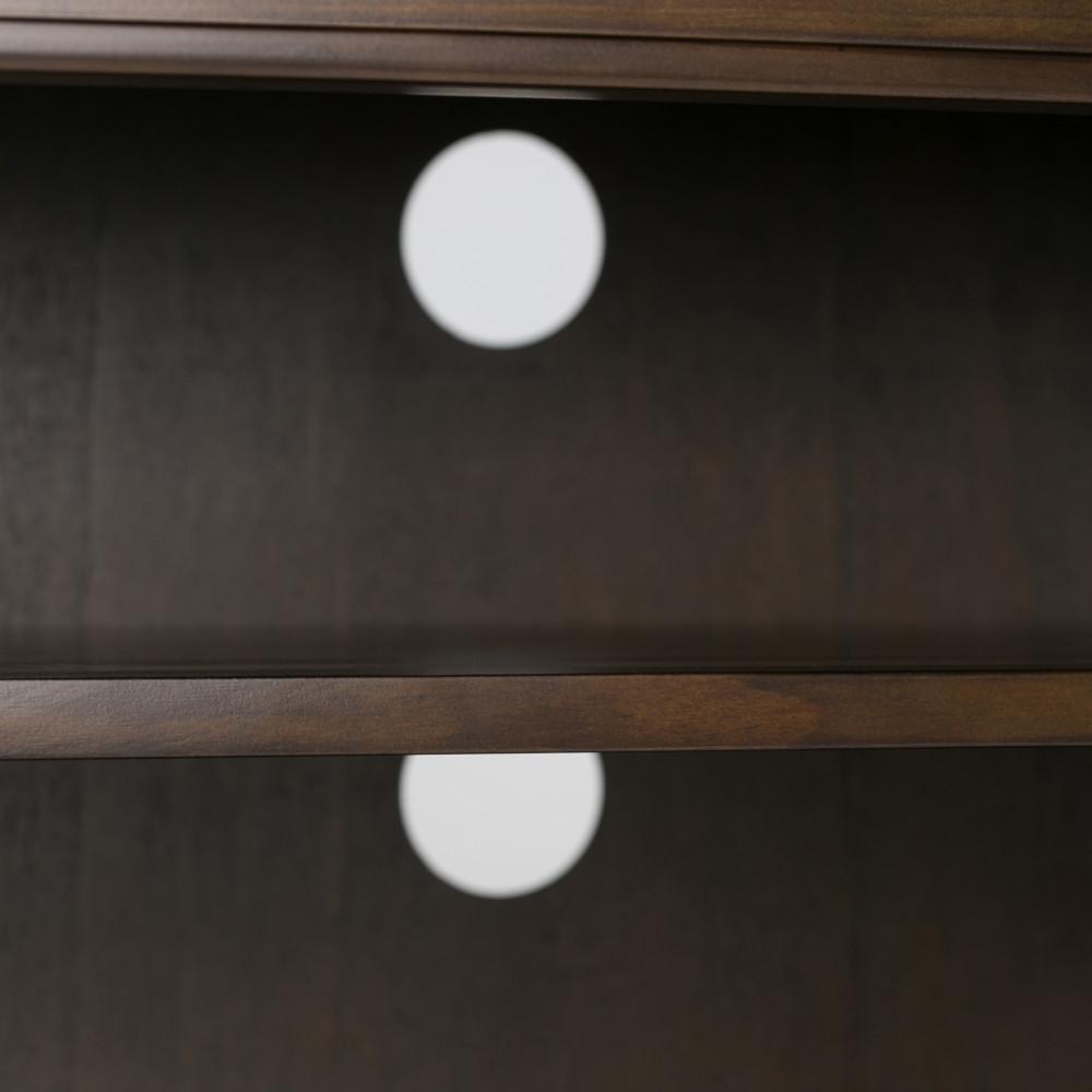 Tobacco Brown | Carlton Tall TV Stand