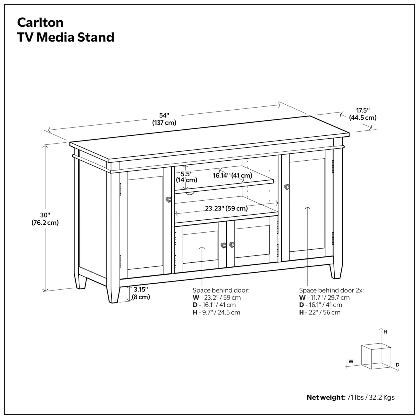 Carlton TV Stand