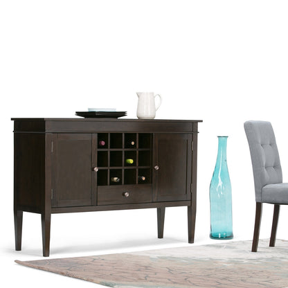 Tobacco Brown | Carlton Sideboard Buffet & Wine Rack