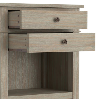 Distressed Grey | Carlton Bedside Table