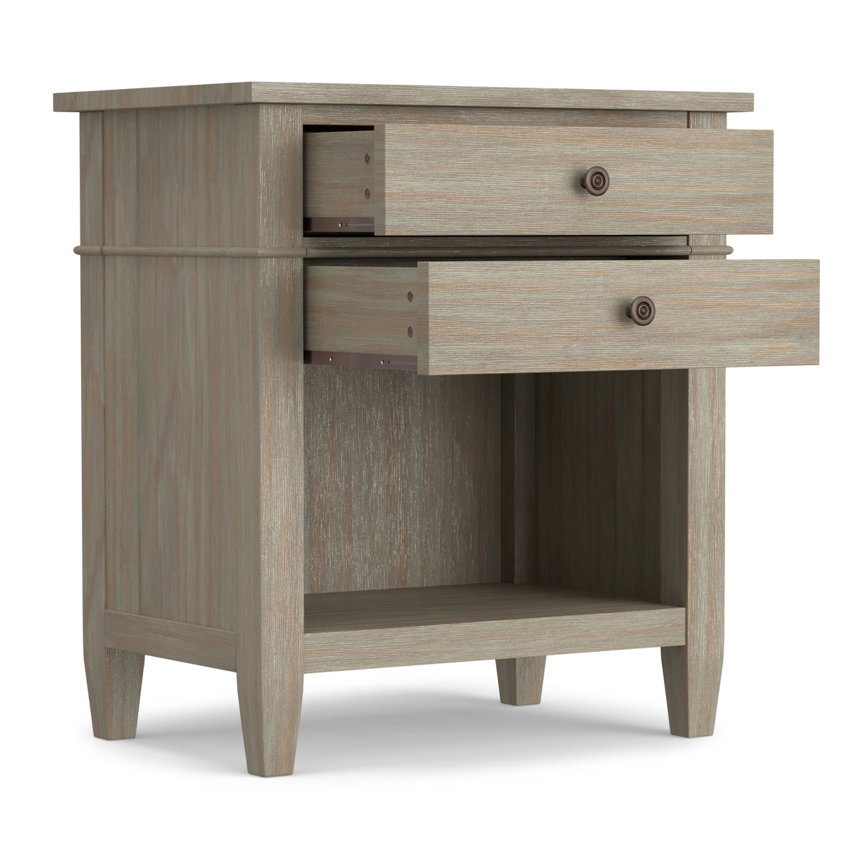 Distressed Grey | Carlton Bedside Table