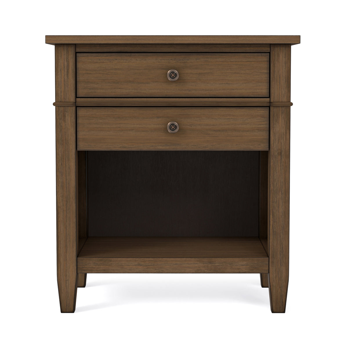 Rustic Natural Aged Brown | Carlton Bedside Table