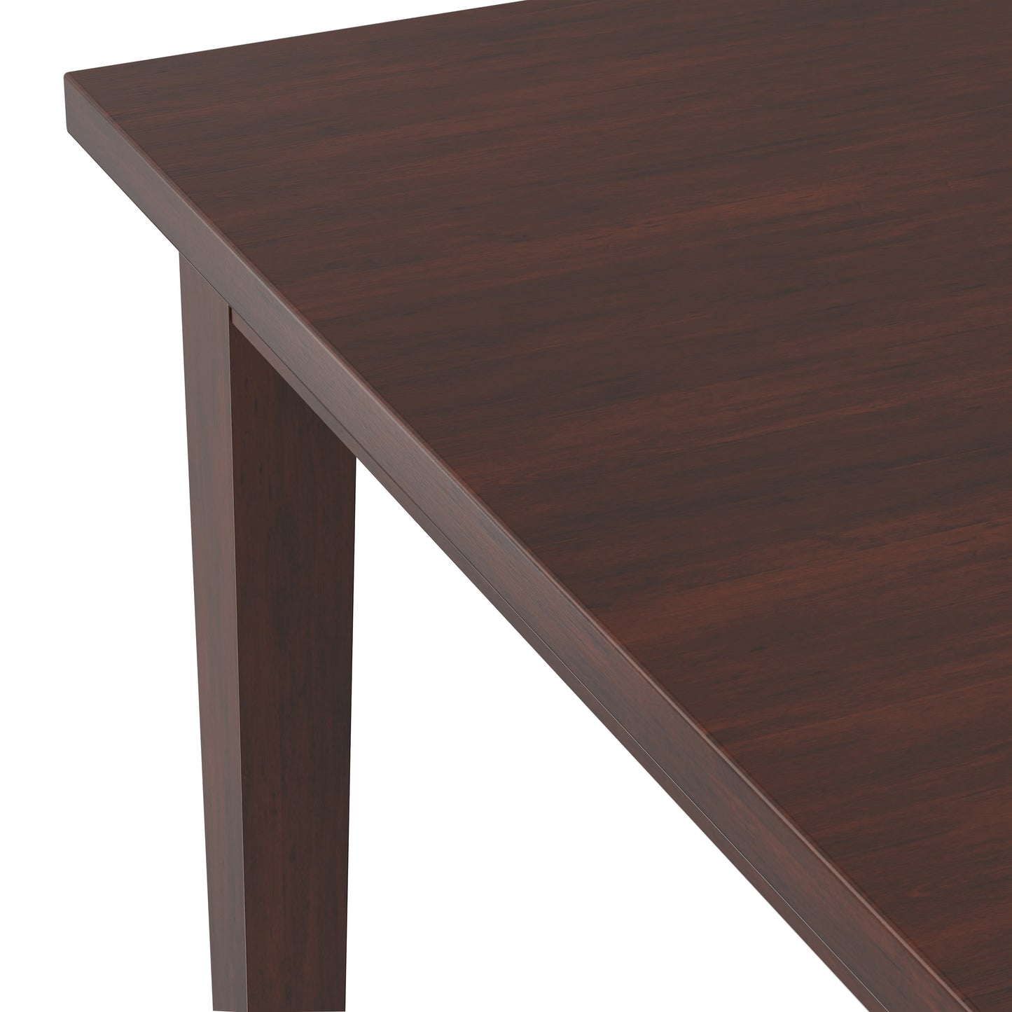 Java Brown Rubberwood | Eastwood Square Dining Table in Rubberwood