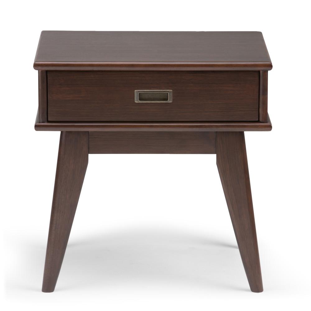 Medium Auburn Brown | Draper Mid Century End Table