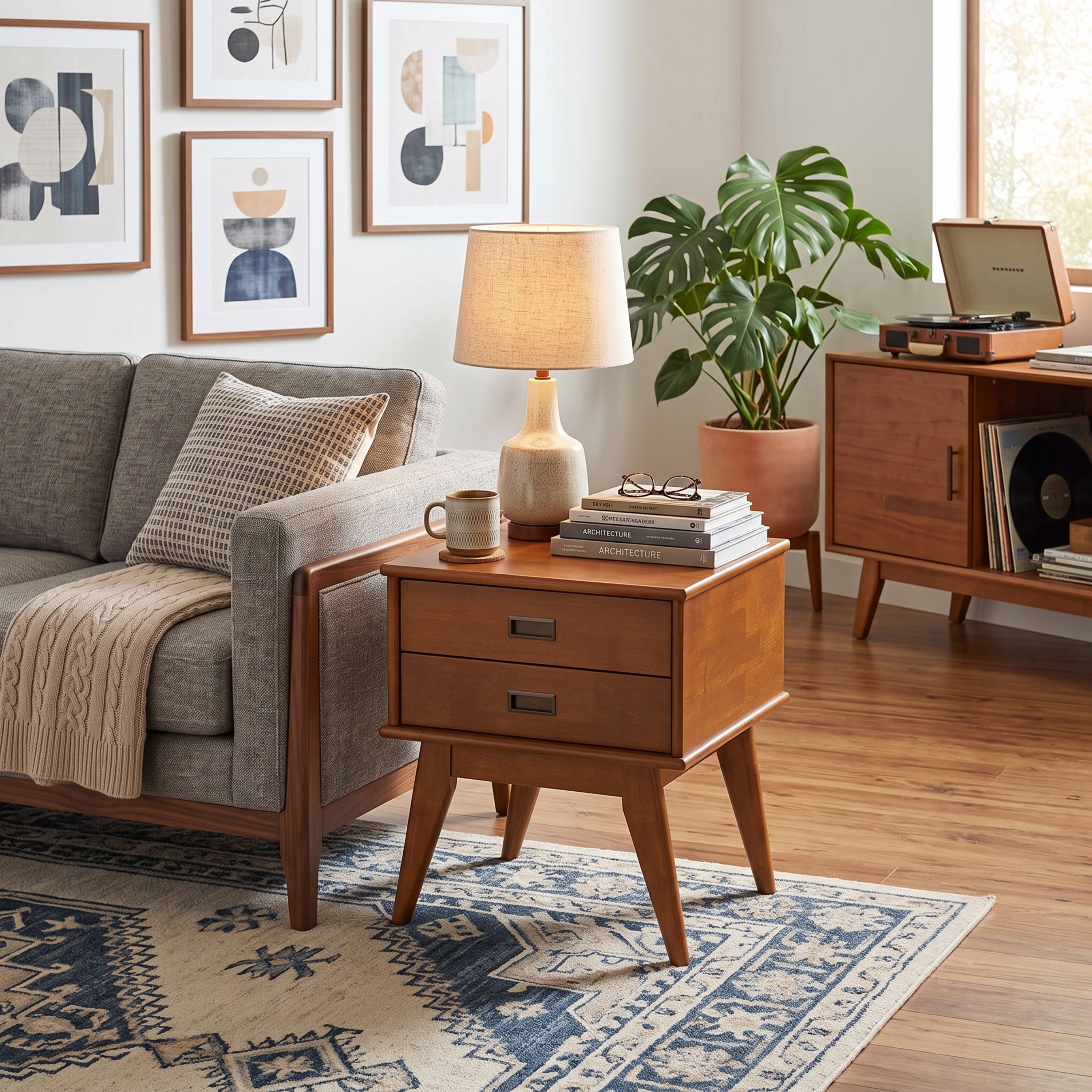 Mid Century Side Table | Draper Mid Century Side Table – Simpli Home