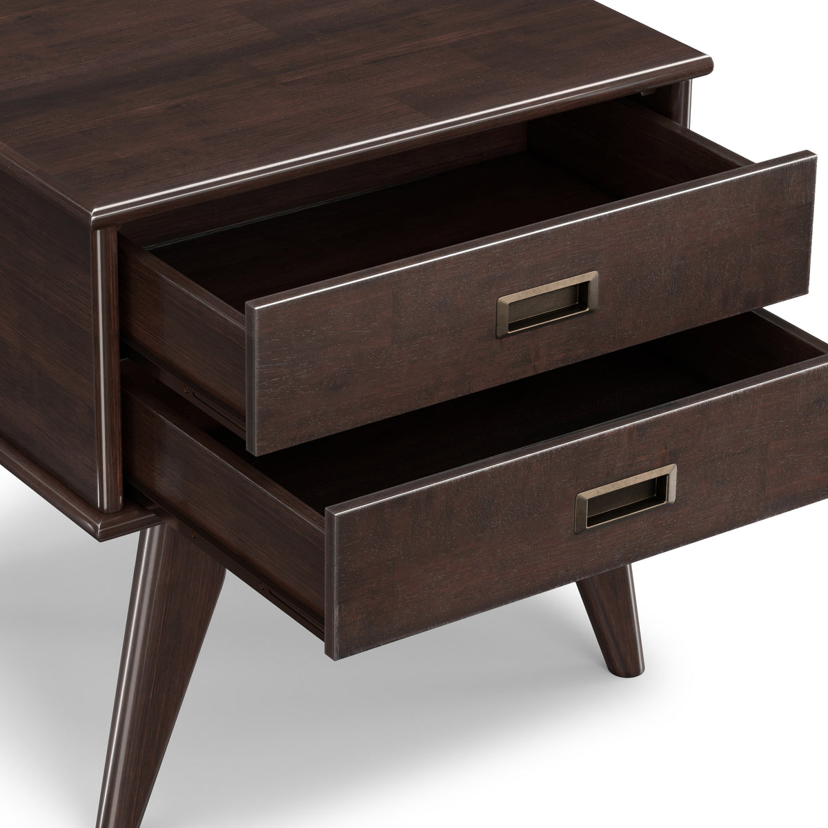 Medium Auburn Brown | Draper Mid Century Side Table
