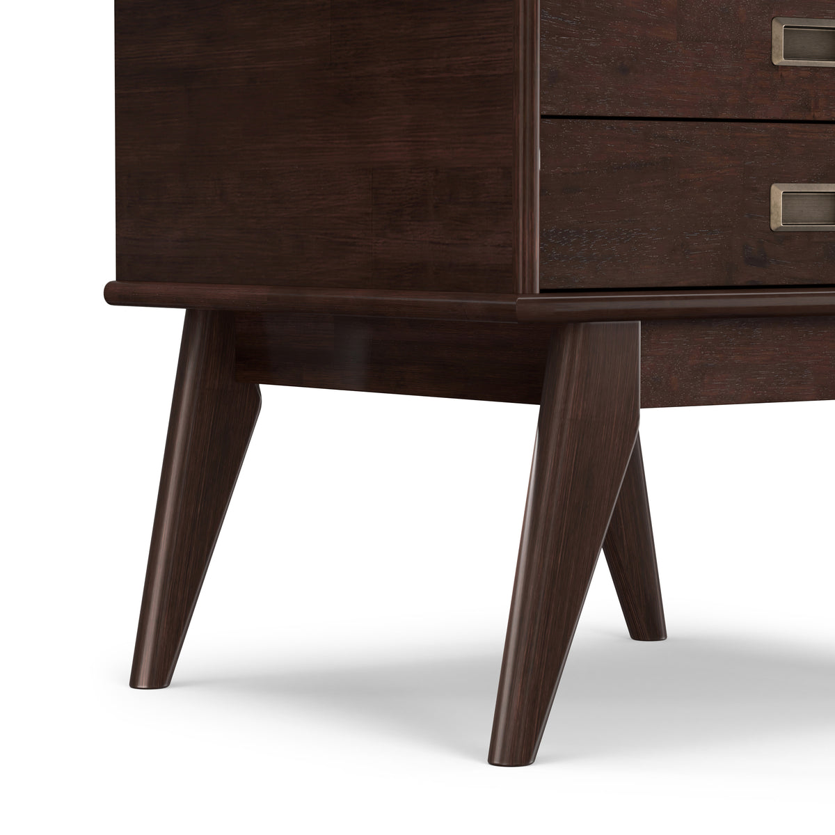 Medium Auburn Brown | Draper Mid Century Side Table