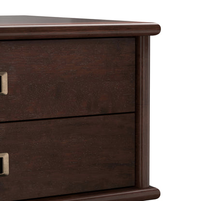 Medium Auburn Brown | Draper Mid Century Side Table