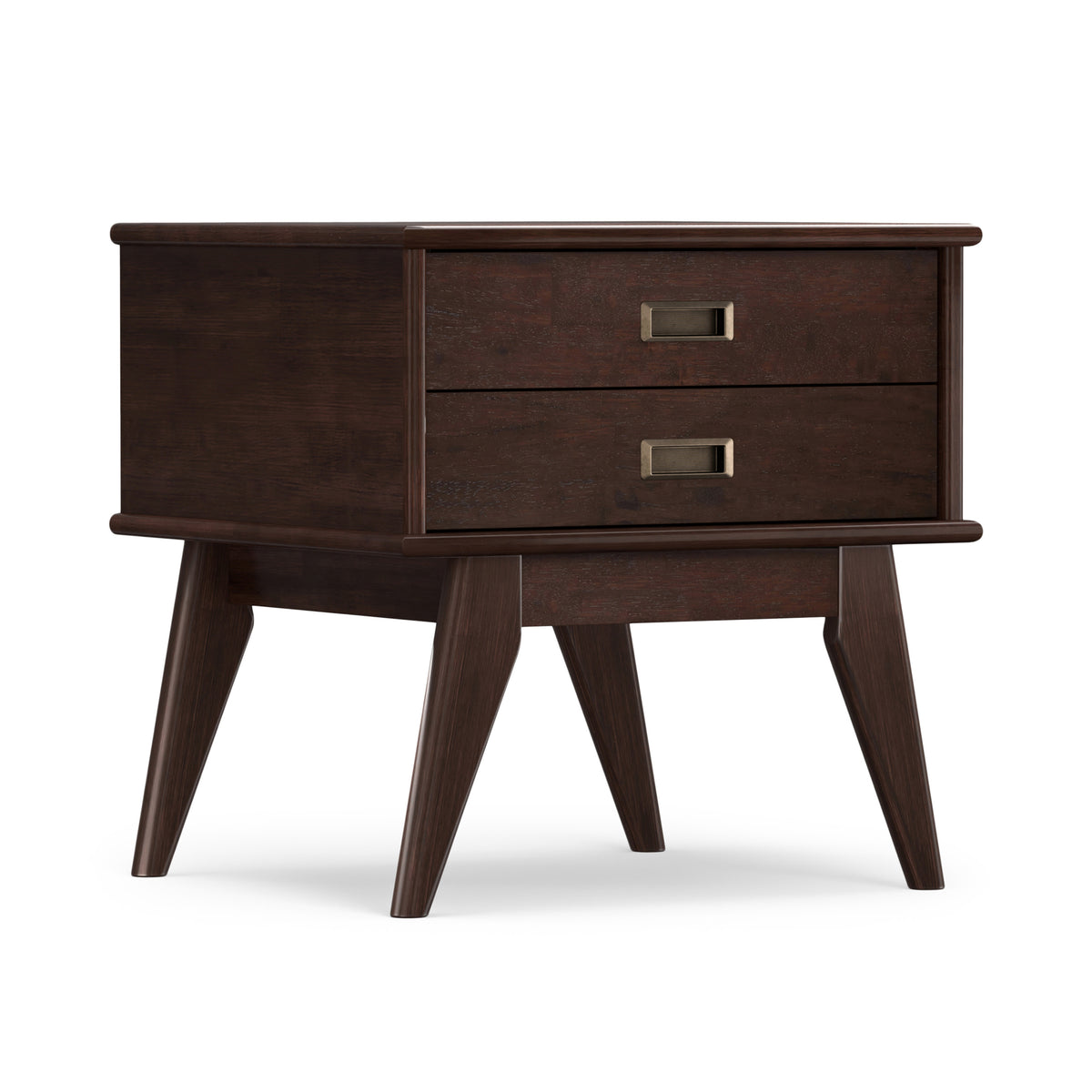 Medium Auburn Brown | Draper Mid Century Side Table