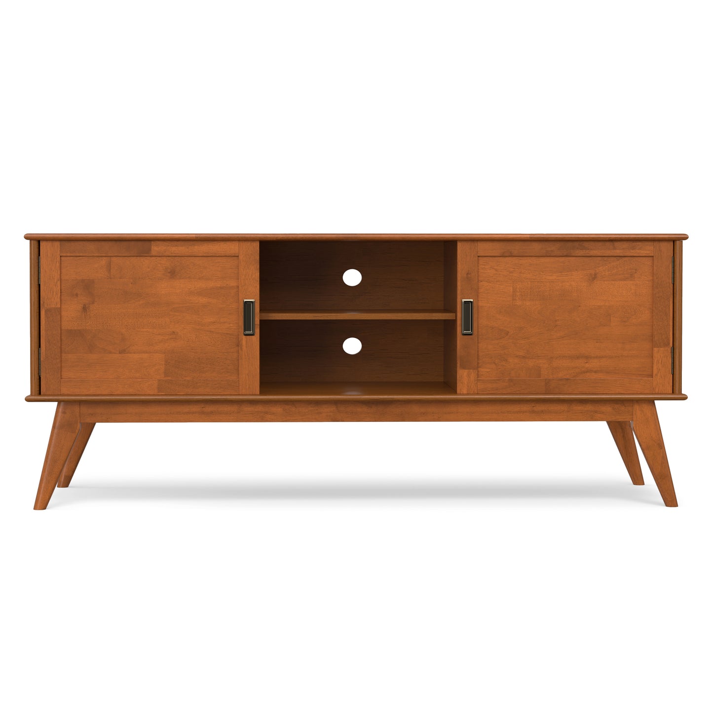 Teak Brown | Draper Mid Century Low TV Stand