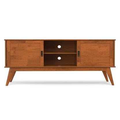 Teak Brown | Draper Mid Century Low TV Stand