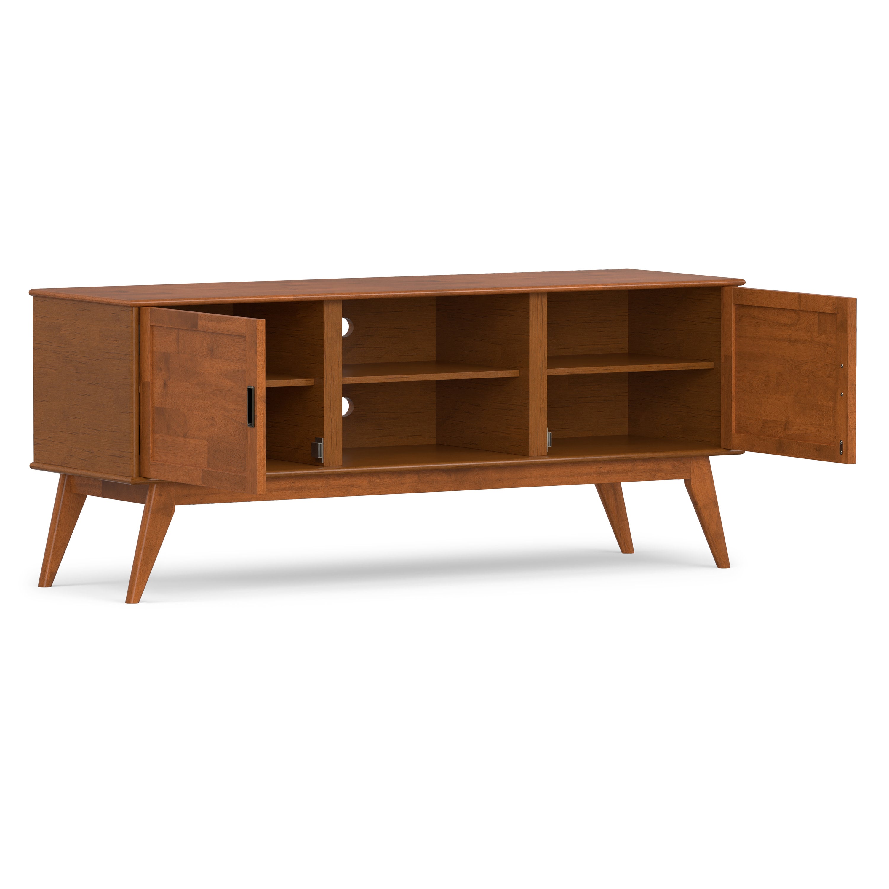 Mid Century TV Stand | Draper Low Profile Media Console – Simpli Home
