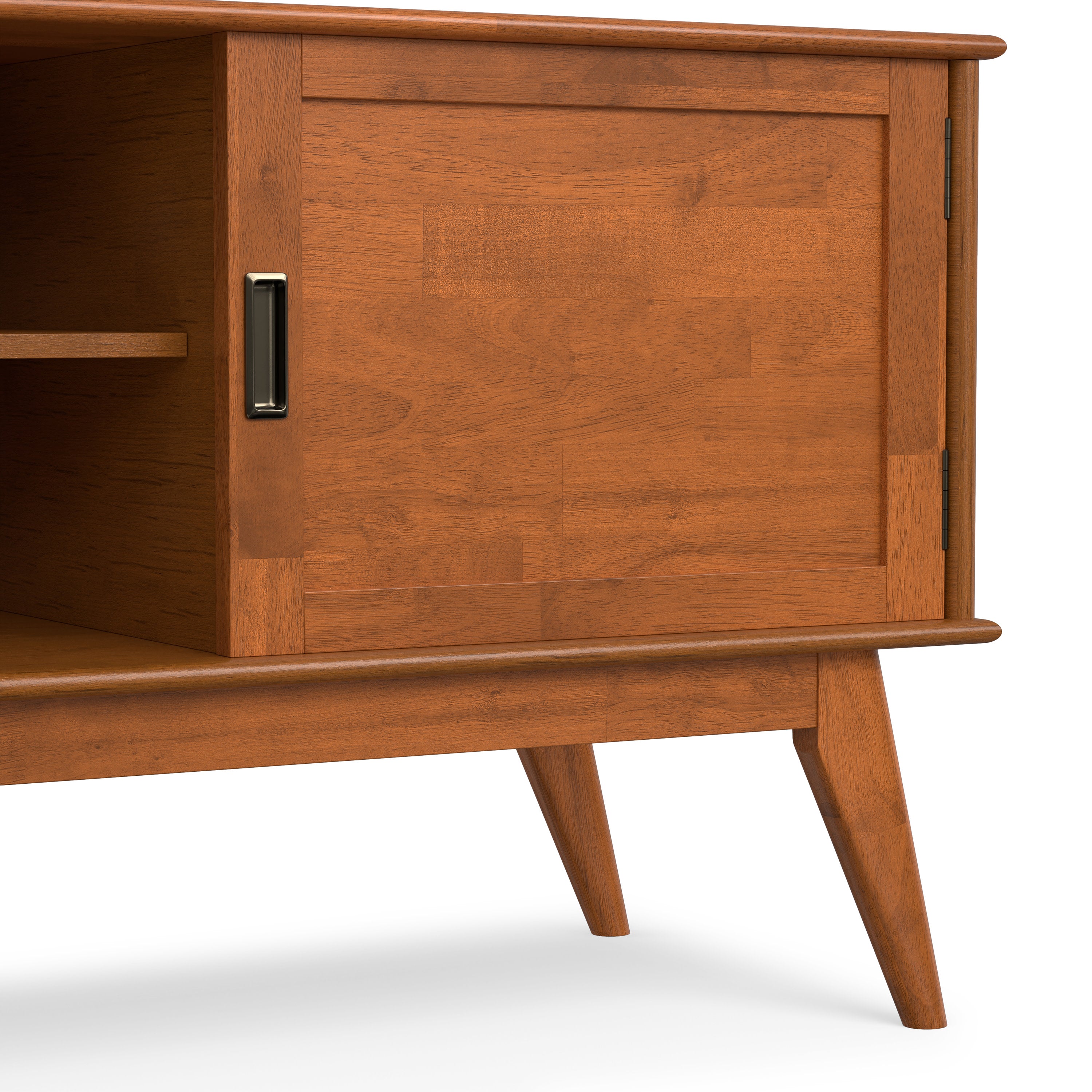 Mid Century TV Stand | Draper Low Profile Media Console – Simpli Home