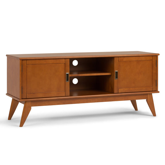 Teak Brown | Draper Mid Century Low TV Stand