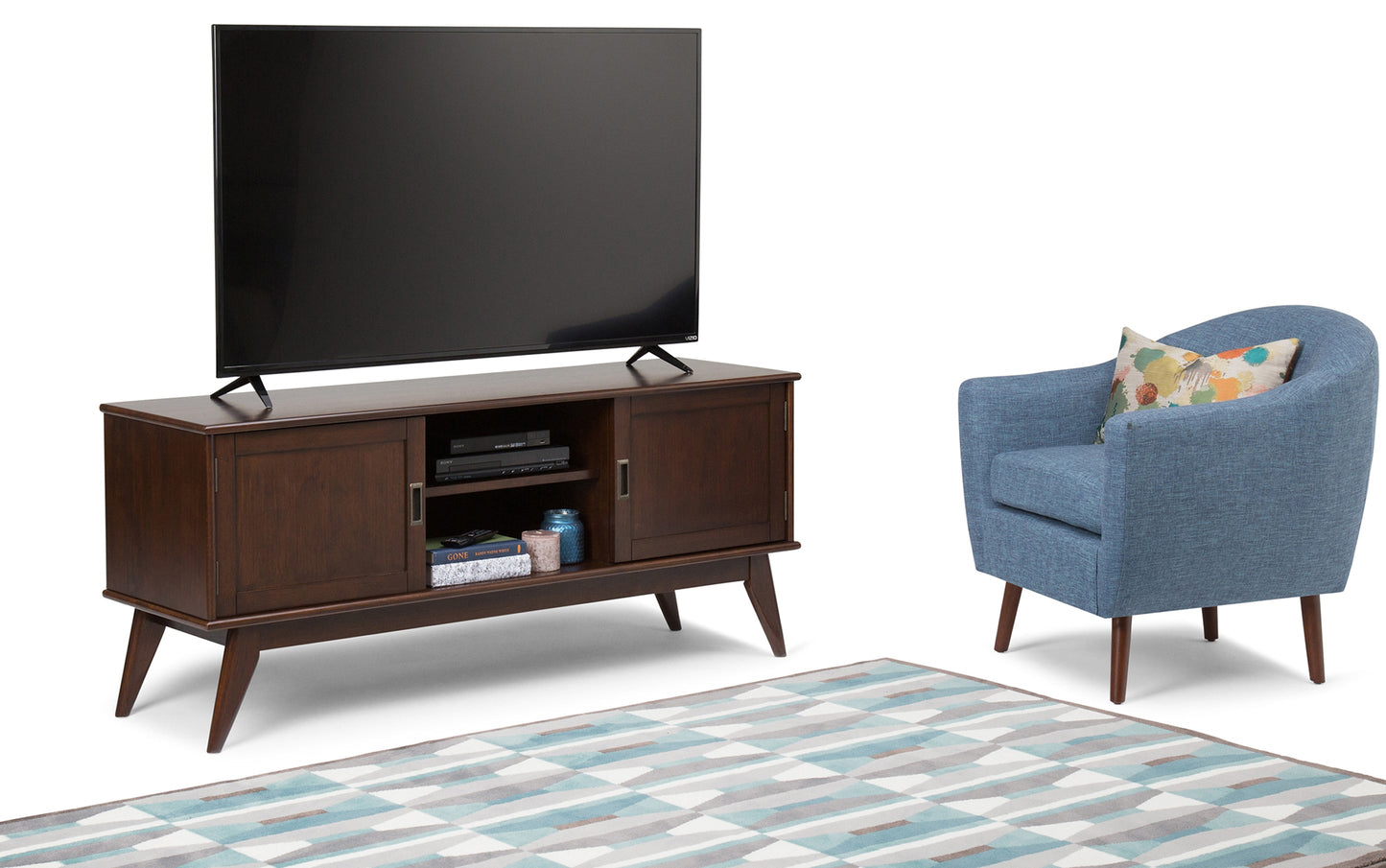 Draper Mid Century Low TV Stand