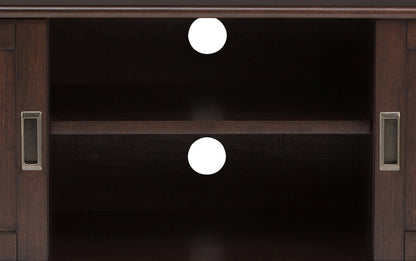 Medium Auburn Brown | Draper Mid Century Low TV Stand