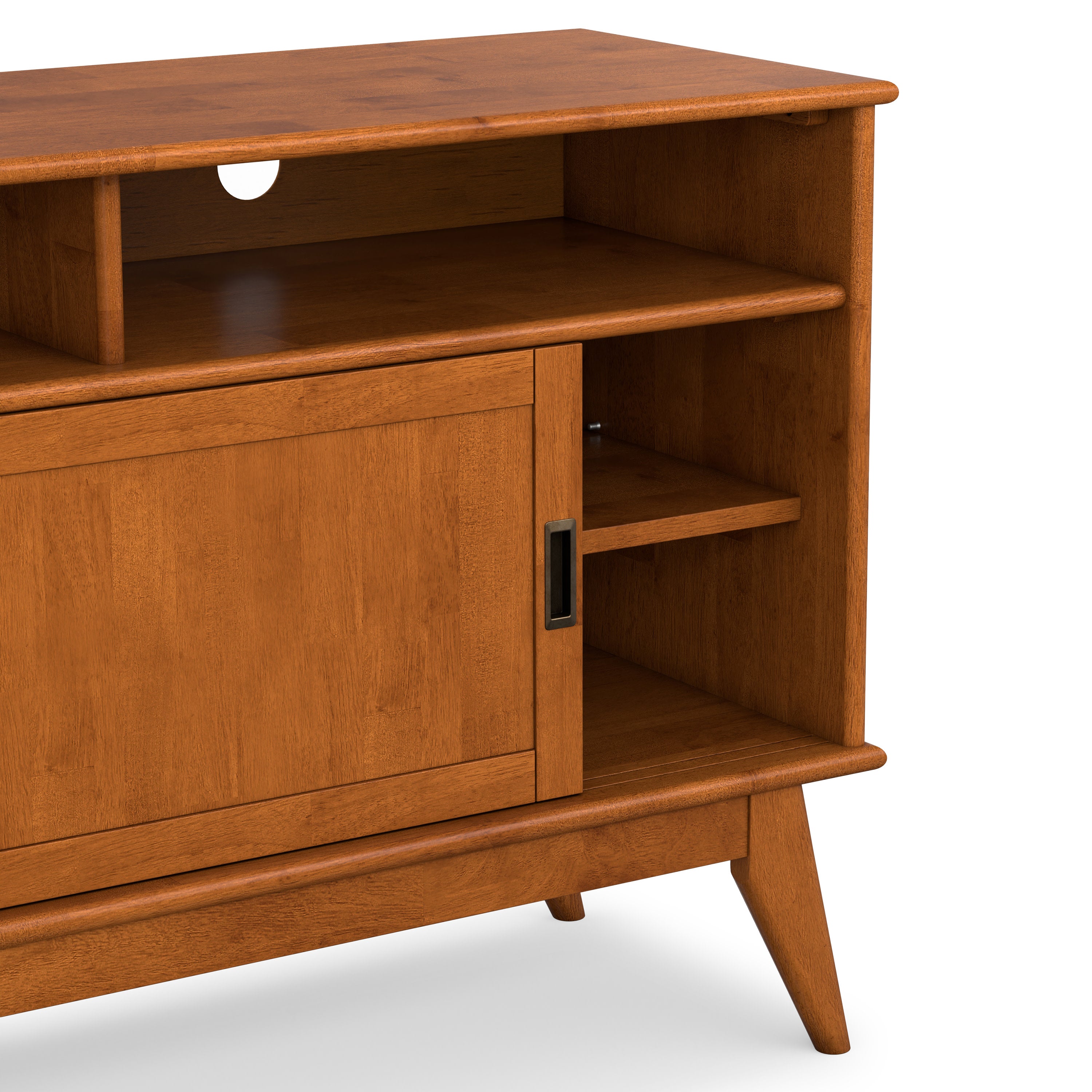 Solid Wood Tall TV Stand | Draper Tall TV Stand – Simpli Home
