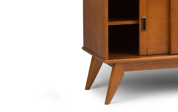 Teak Brown | Draper Mid Century Tall TV Media Stand