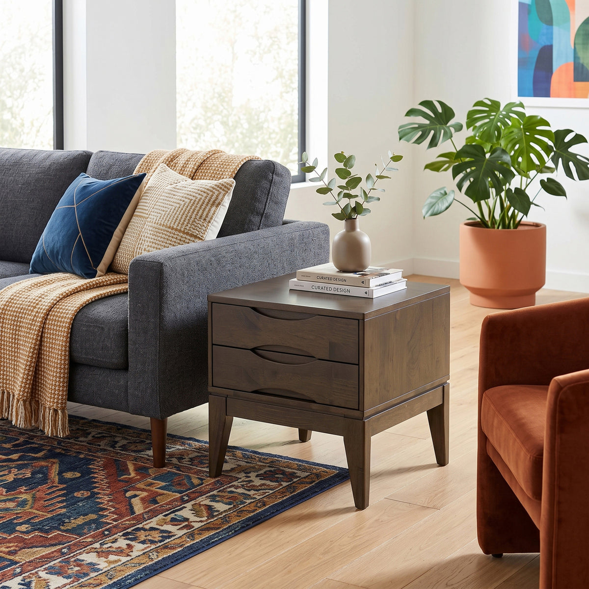 Walnut Brown | Harper End Table