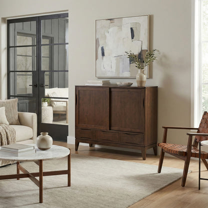 Walnut Brown | Harper Medium Storage Cabinet
