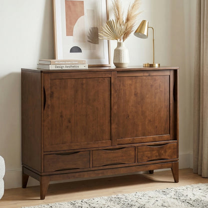 Walnut Brown | Harper Medium Storage Cabinet
