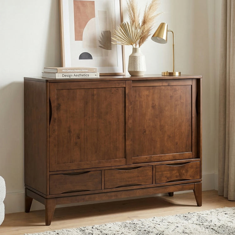 Walnut Brown | Harper Medium Storage Cabinet
