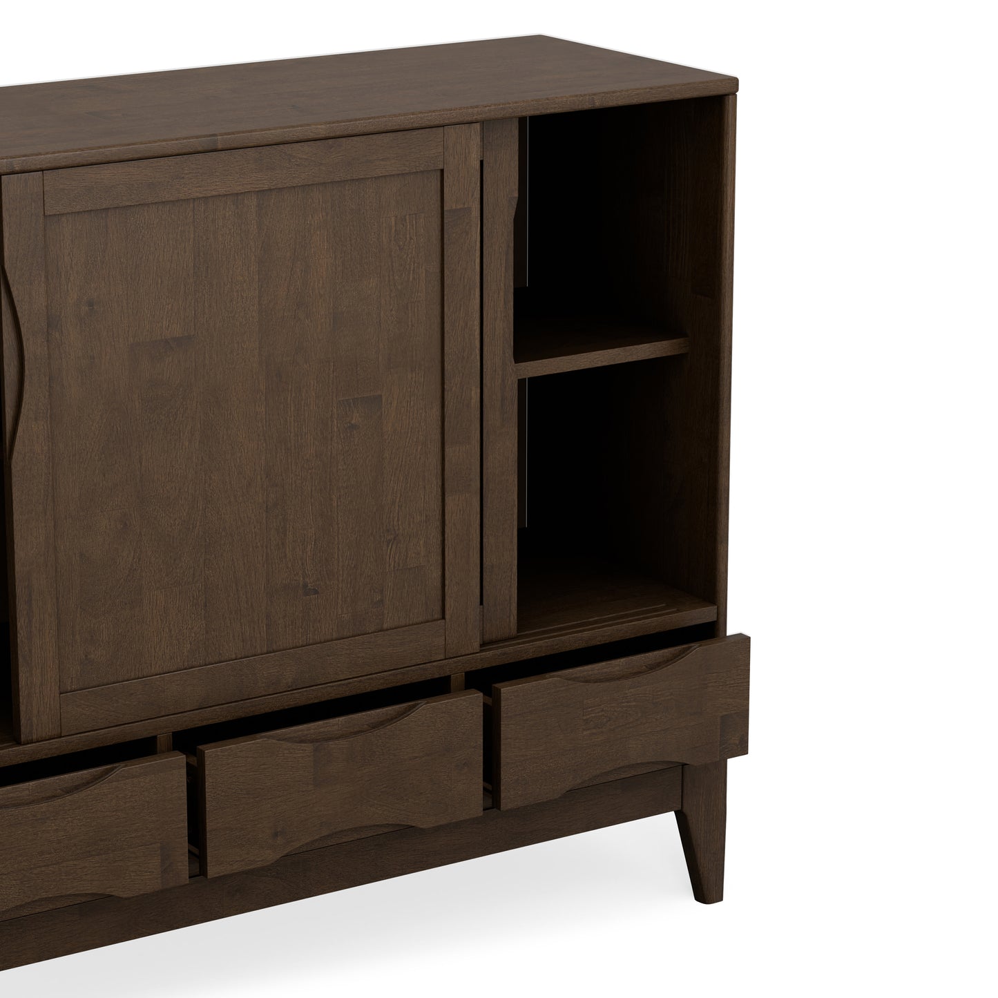 Walnut Brown | Harper Medium Storage Cabinet