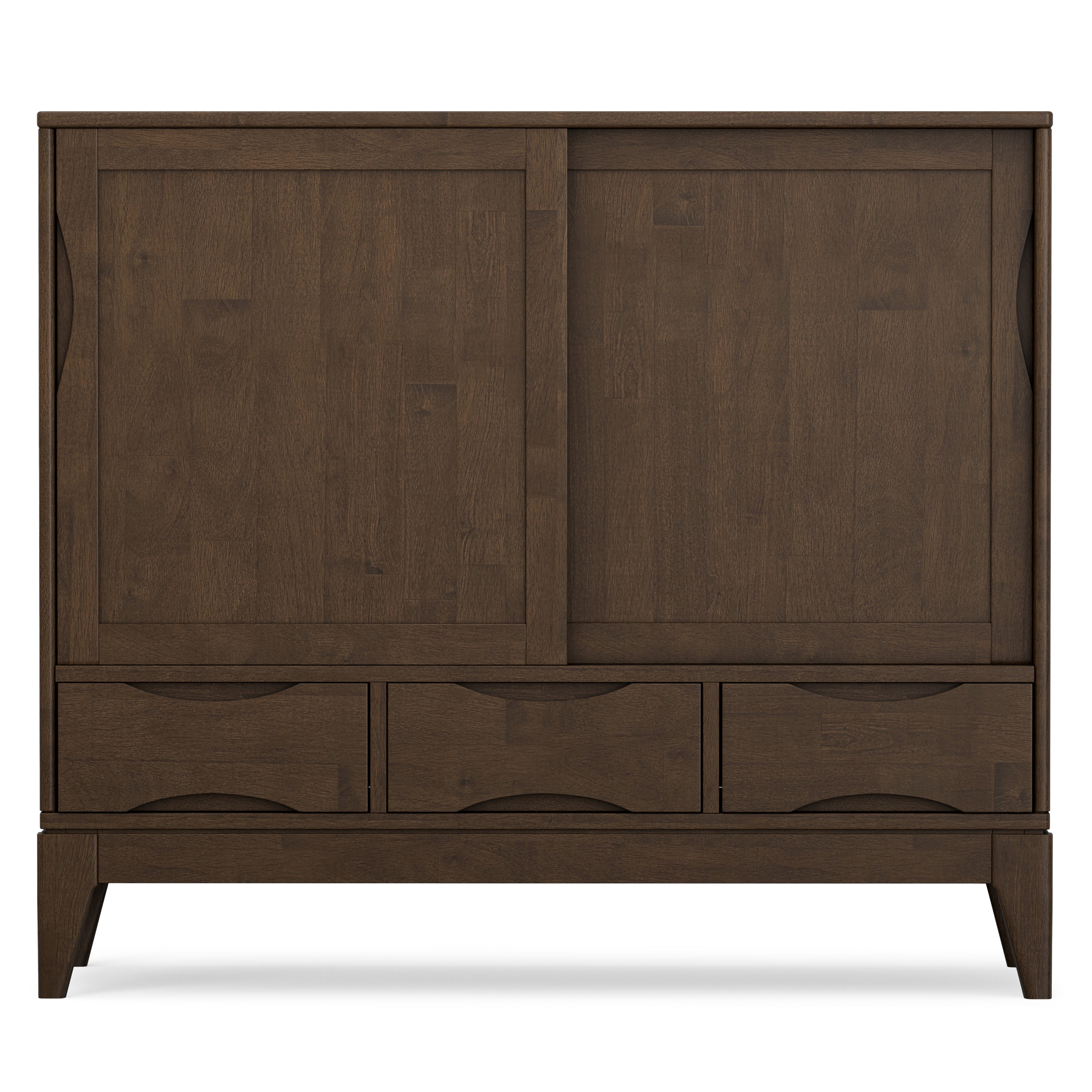 Solid Hardwood Storage Cabinet | Harper Medium Cabinet – Simpli Home