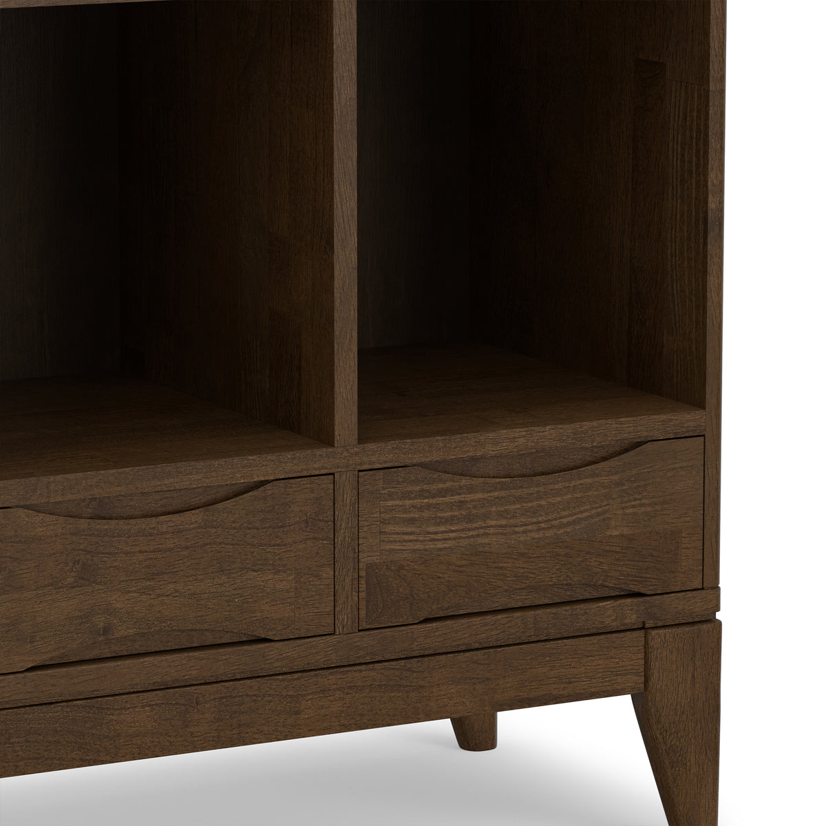 Walnut Brown | Harper Cube Bookcase