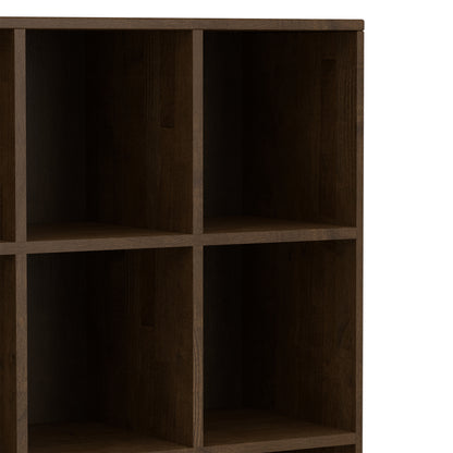 Walnut Brown | Harper Cube Bookcase