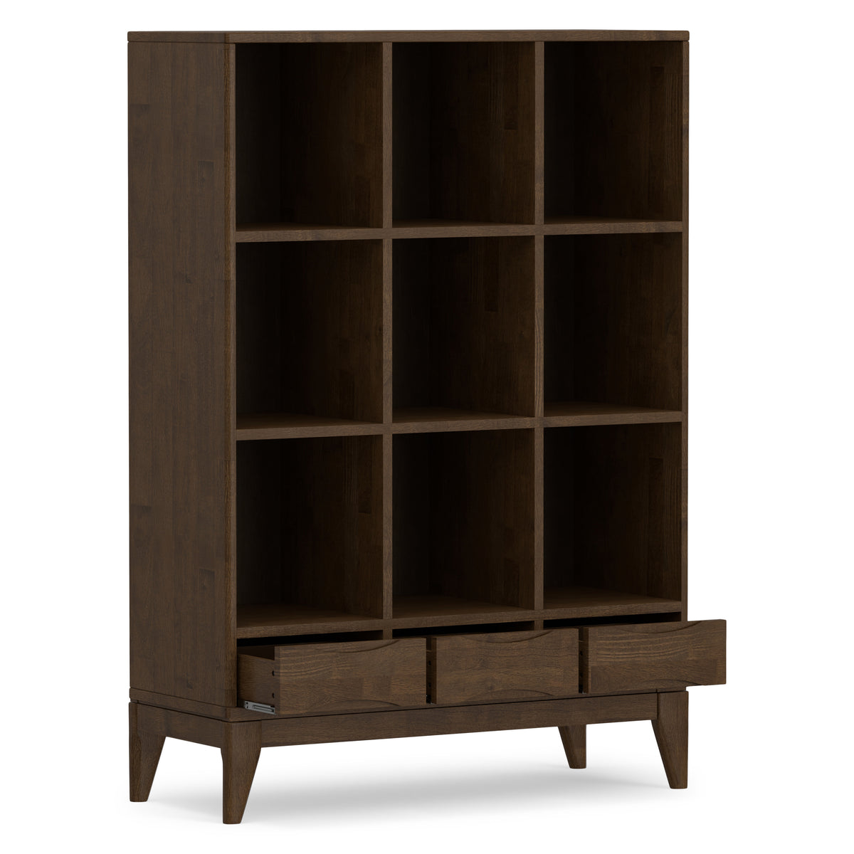 Walnut Brown | Harper Cube Bookcase