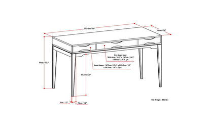 Walnut Brown | Harper Desk
