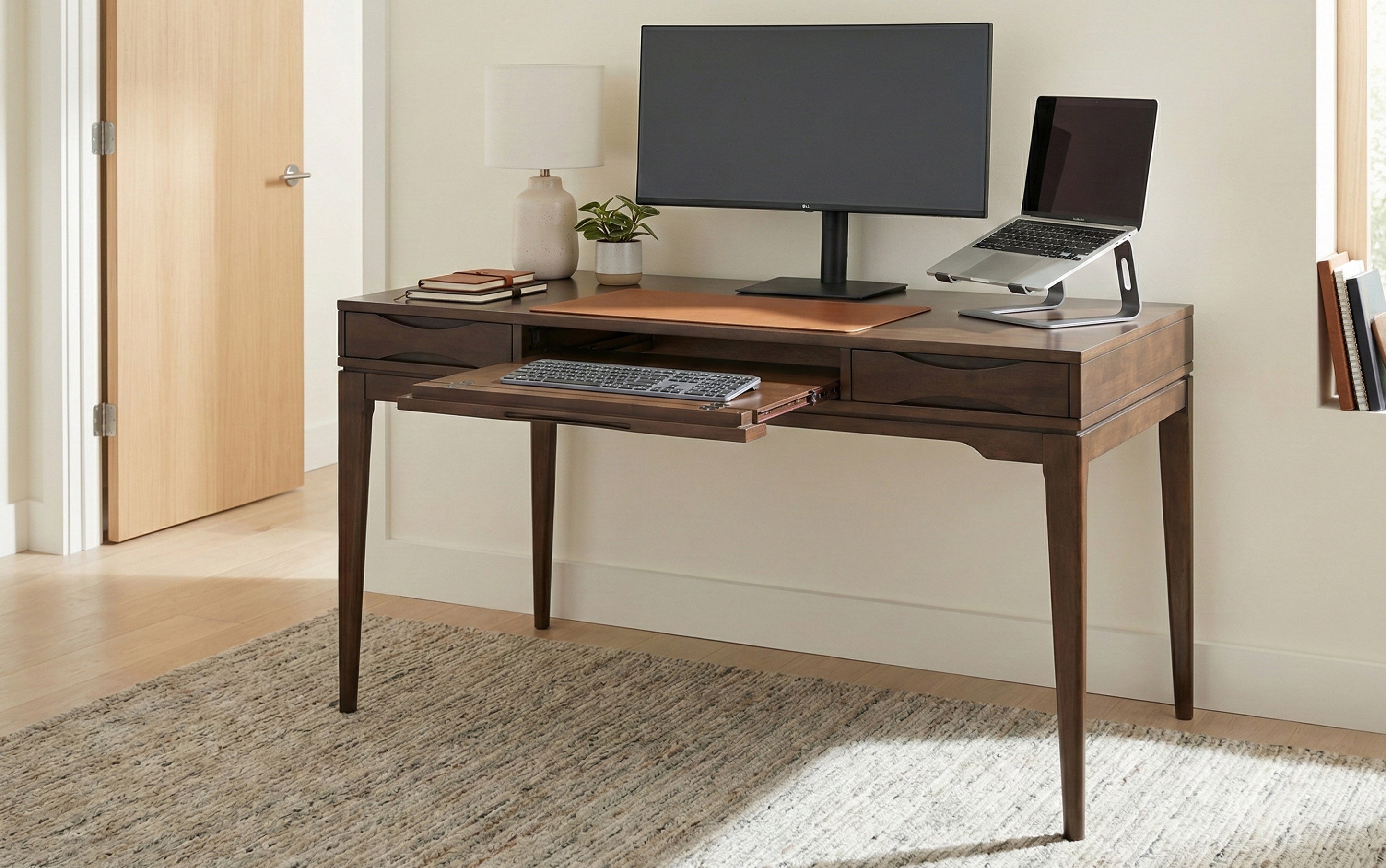 Solid Hardwood Desk | Harper Desk – Simpli Home