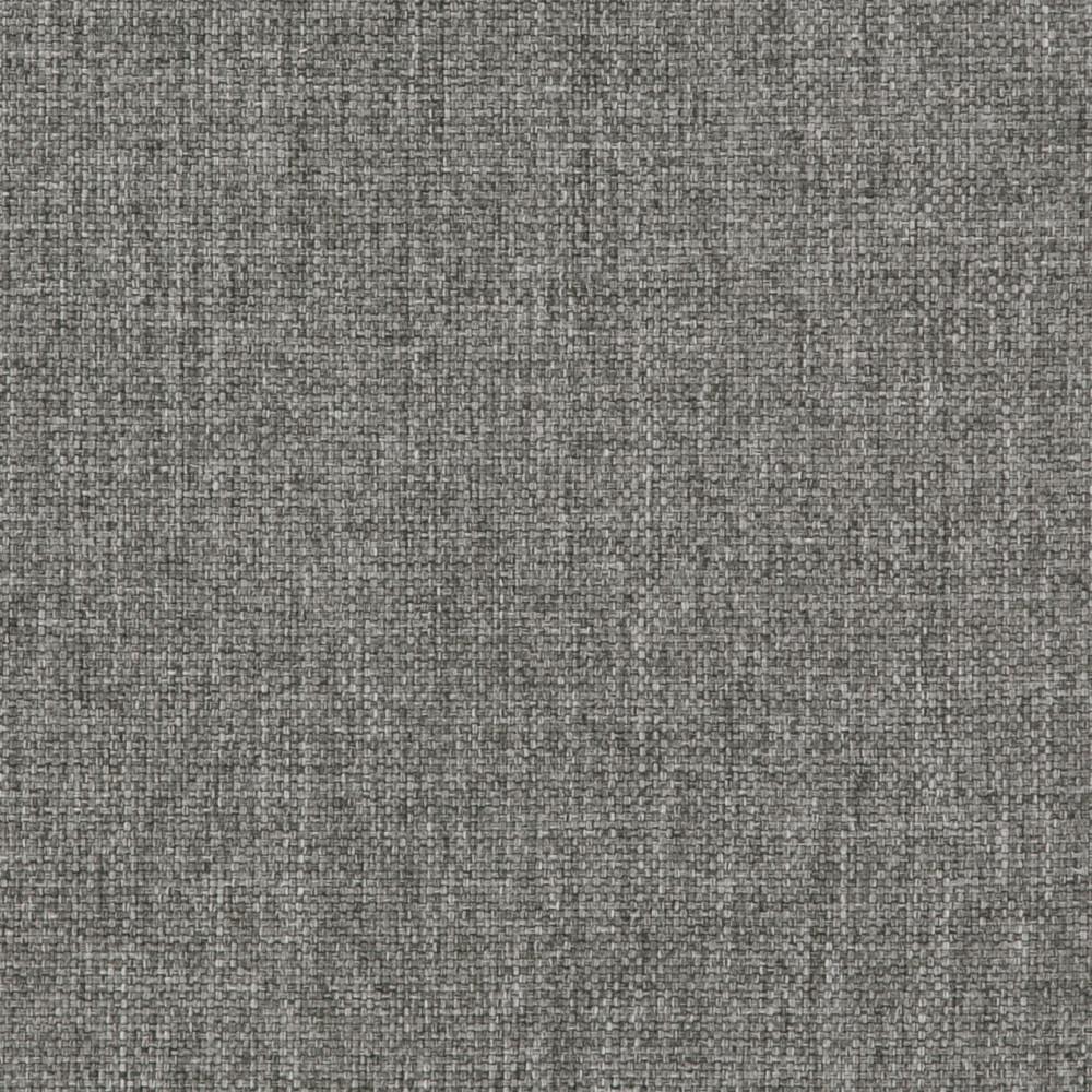 Grey Linen Style Fabric | Milltown 44 inch Large Ottoman Bench in Linen Style Fabric in Grey