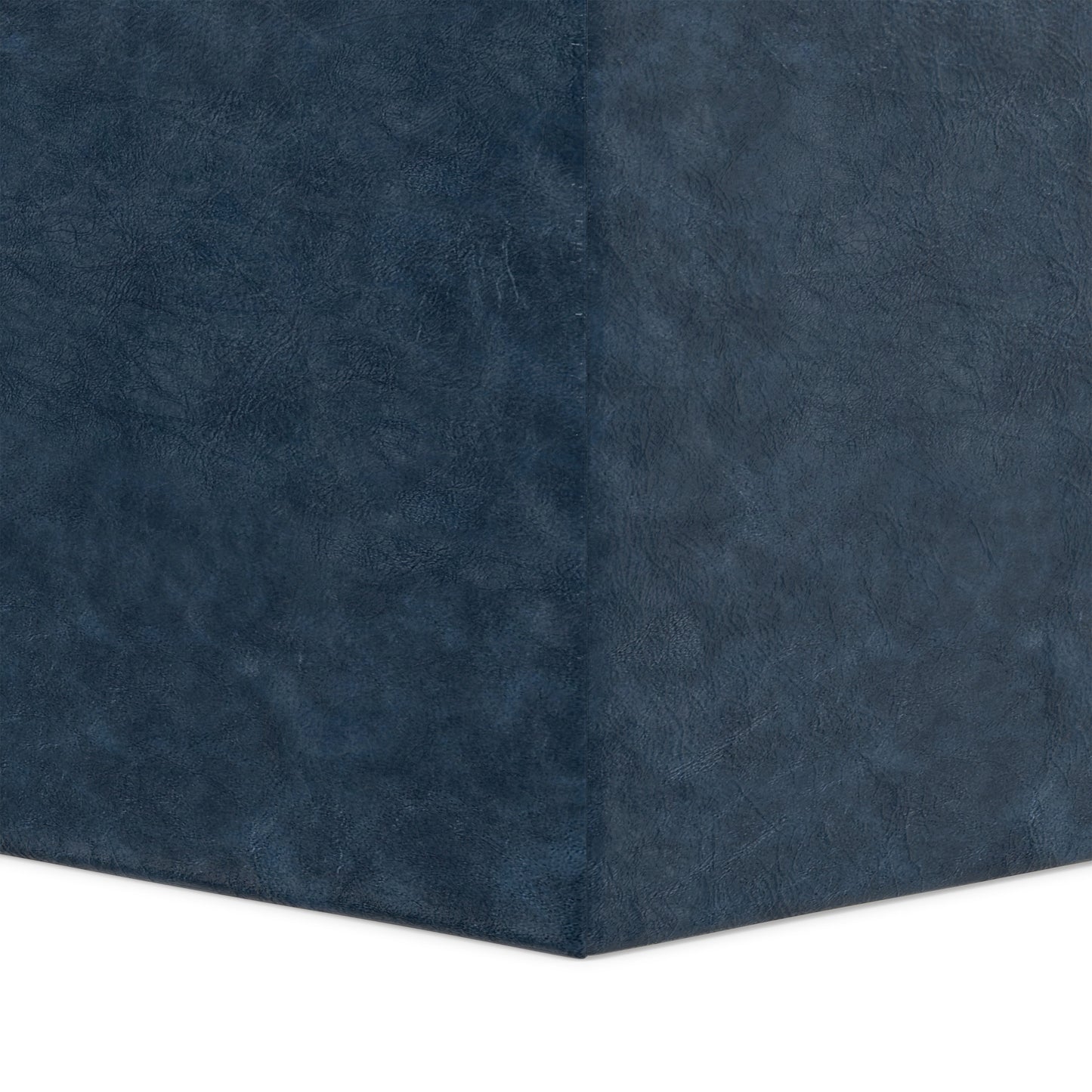 Rockwood Cube Storage Ottoman in Vegan Leather