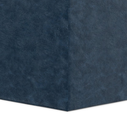Rockwood Cube Storage Ottoman in Vegan Leather