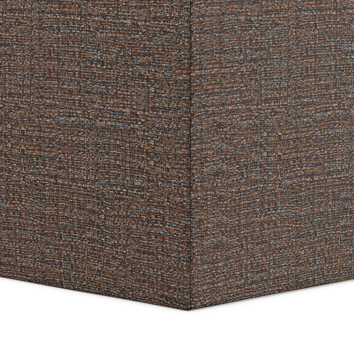 Rockwood Cube Storage Ottoman in Tweed