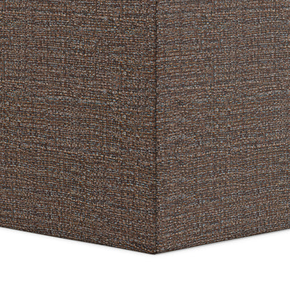 Rockwood Cube Storage Ottoman in Tweed
