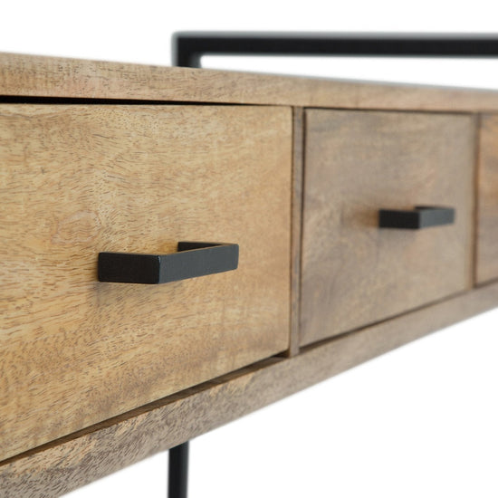 Solid Mango Console Table | Riverside Console Sofa Table – Simpli Home