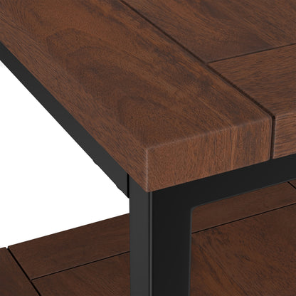 Dark Cognac Brown | Skyler End Table in Mango