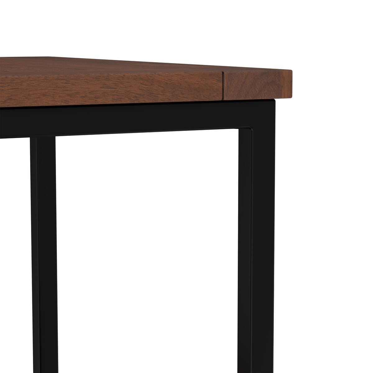 Dark Cognac Brown | Skyler End Table in Mango
