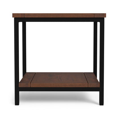 Dark Cognac Brown | Skyler End Table in Mango