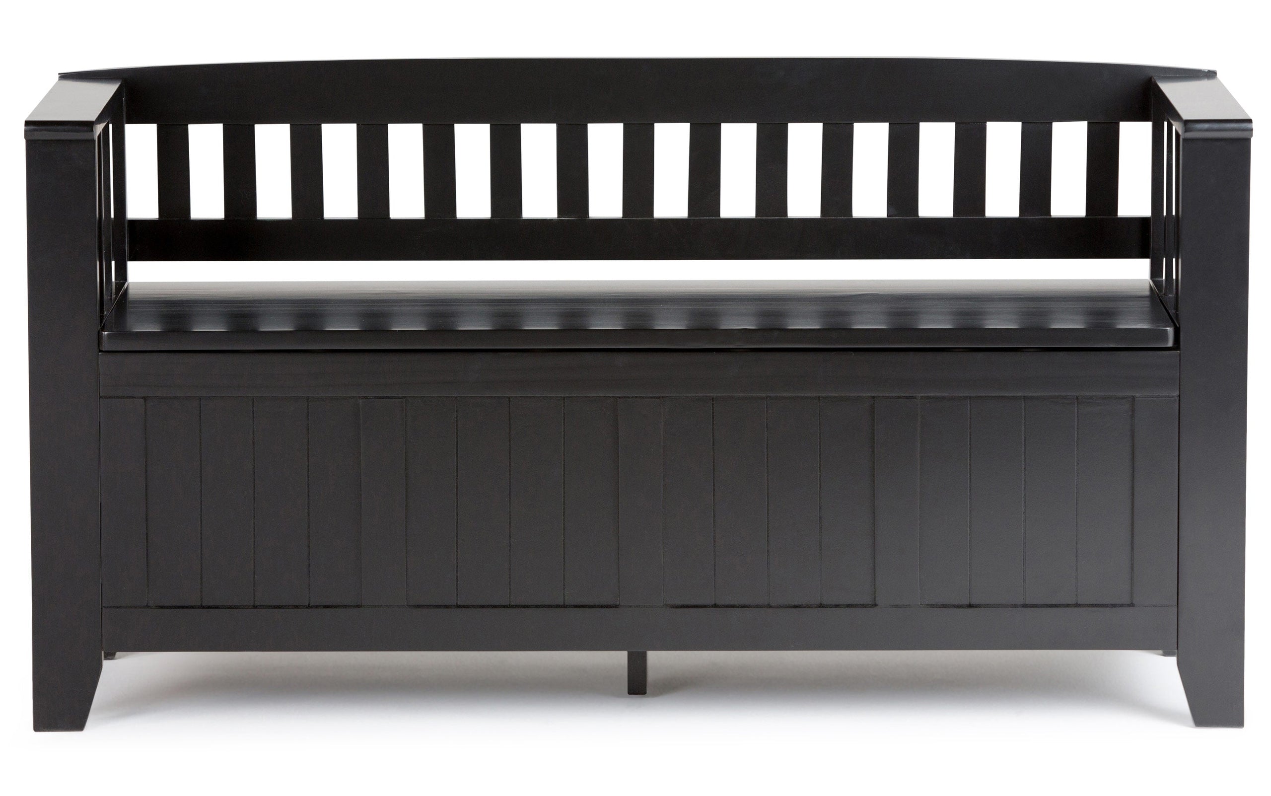 Black | Acadian 48-inch Storage Bench and 36-inch Cabinet