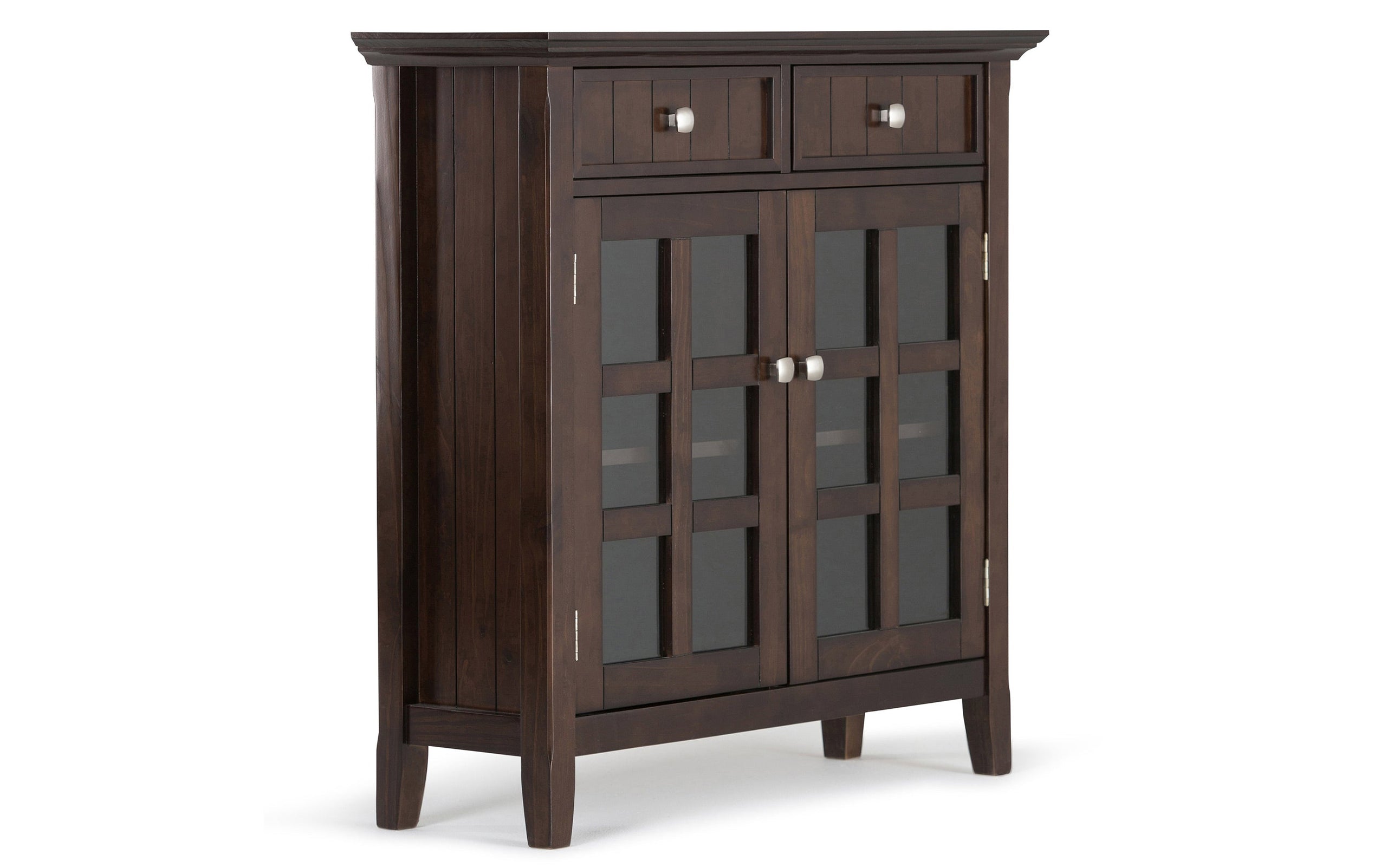 Brunette Brown | Acadian 48-inch Storage Bench and 36-inch Cabinet