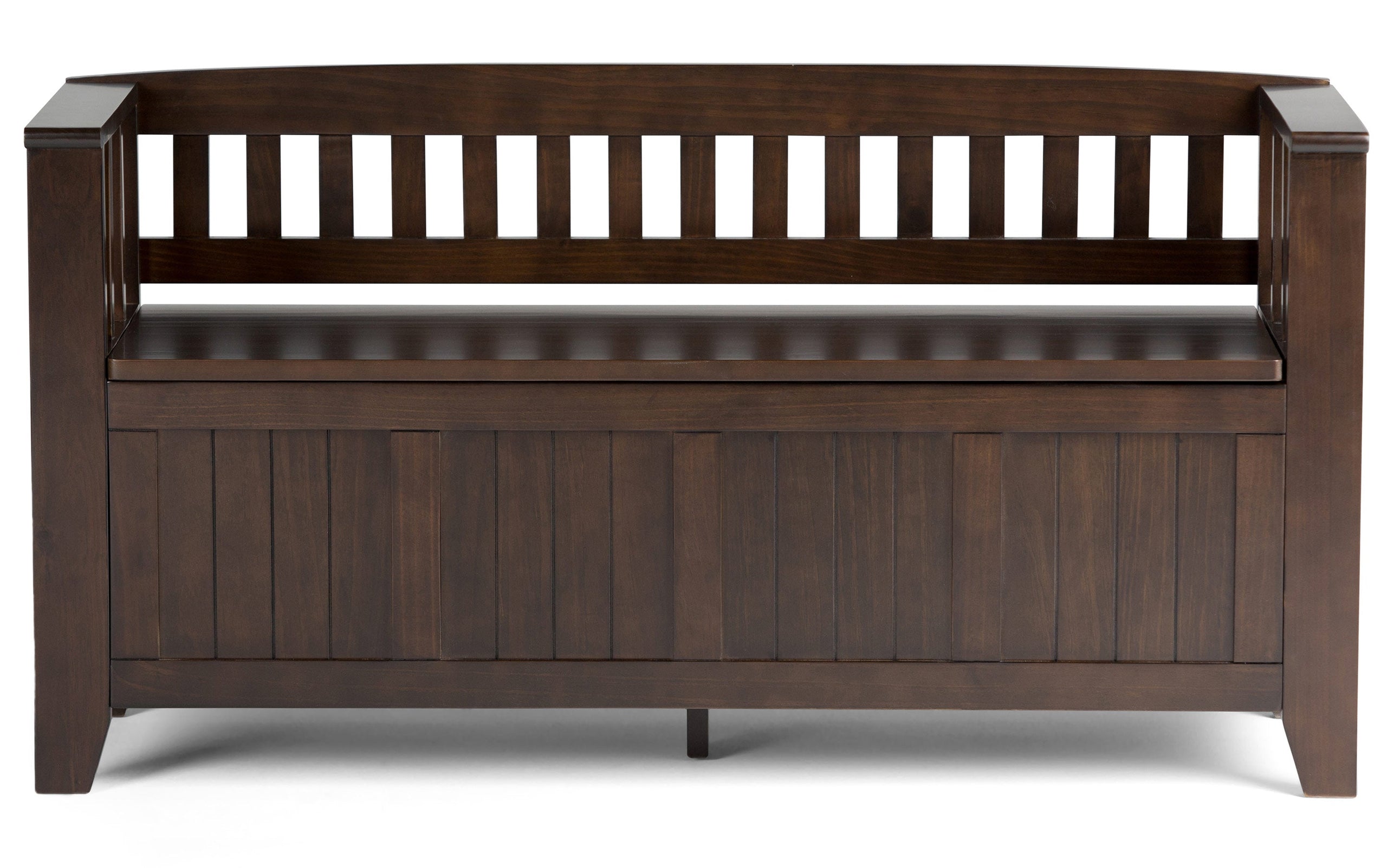 Brunette Brown | Acadian 48-inch Storage Bench and 36-inch Cabinet