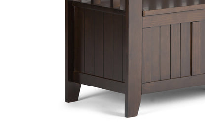 Brunette Brown | Acadian 48-inch Storage Bench and 36-inch Cabinet