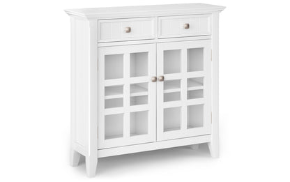 White | Acadian 48-inch Storage Bench and 36-inch Cabinet
